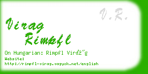 virag rimpfl business card